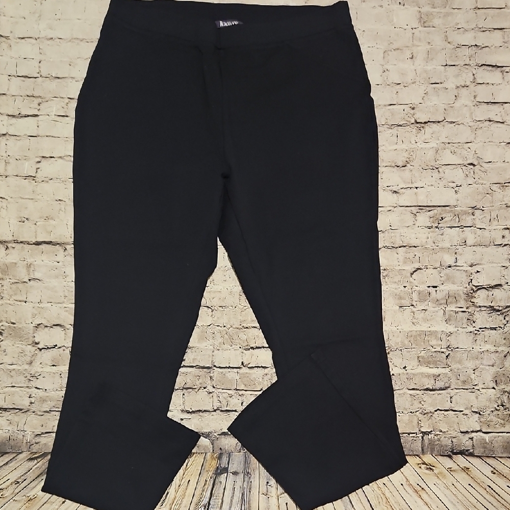 Roaman's Black Legging Pants Size 16w